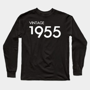 Vintage 1955 Gift 65th Birthday Party Long Sleeve T-Shirt